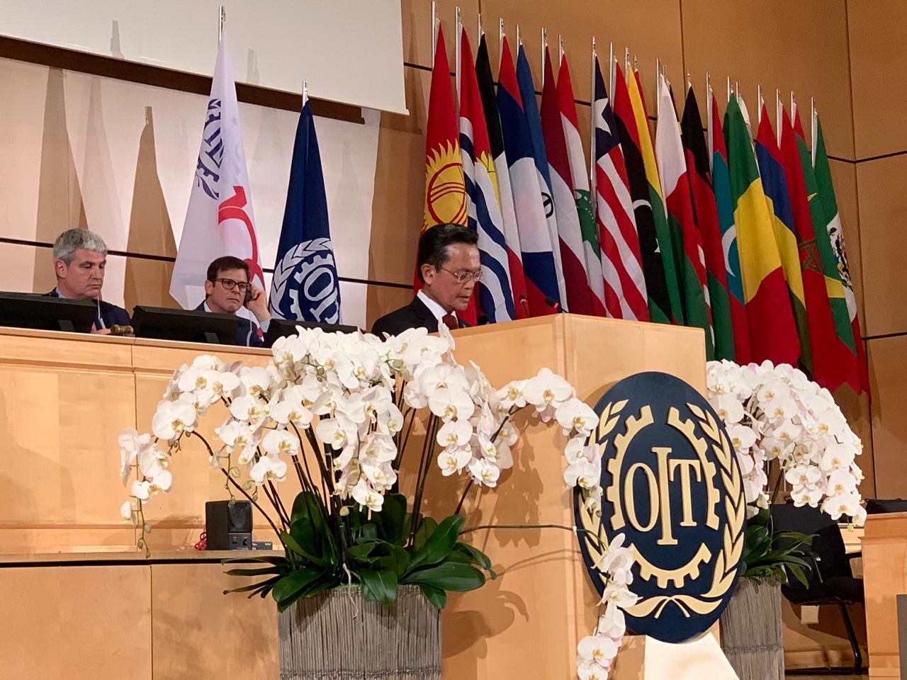 18 June 2018, the Minister of Home Affairs had delivering his plenary statement to the Conference.jpg