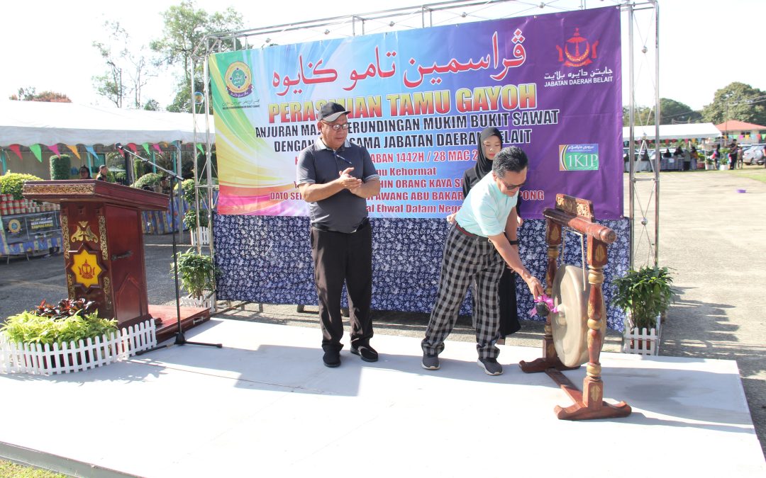 Perasmian Acara Tamu Gayoh Anjuran Majlis Perundingan Mukim Bukit Sawat Dengan Kerjasama Jabatan Daerah Belait