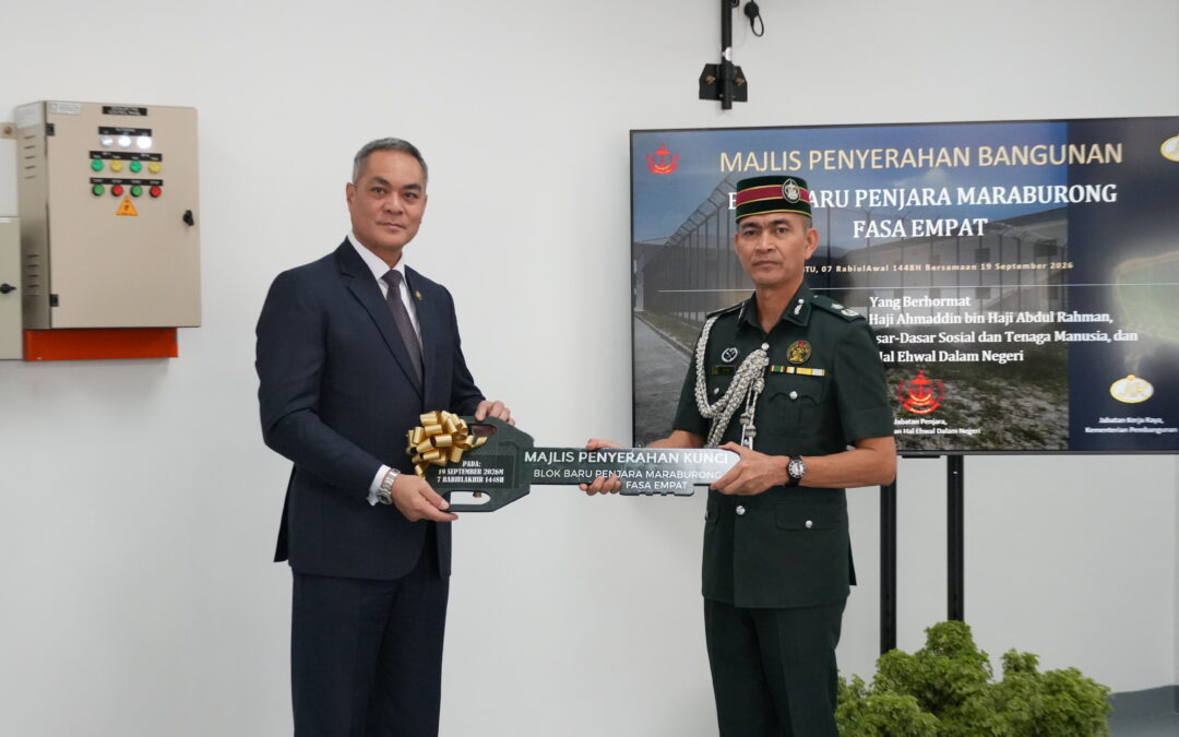 Majlis Penyerahan Bangunan Penjara Maraburong Fasa 4