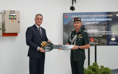 Majlis Penyerahan Bangunan Penjara Maraburong Fasa 4